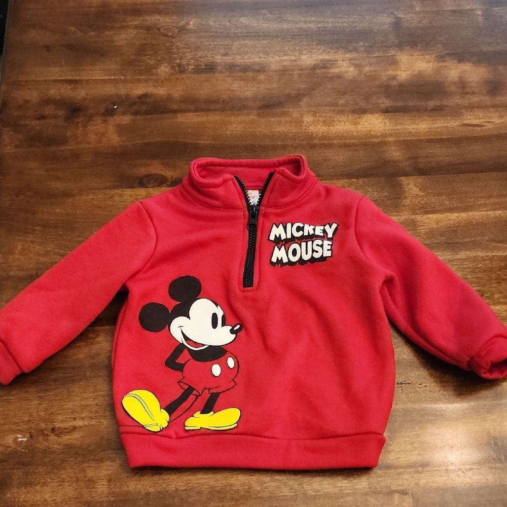 Disney Red Sweatshirt Cozy Hoodie